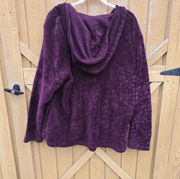 French Laundry Purple Teddy Jacket - Picture 3 of 3